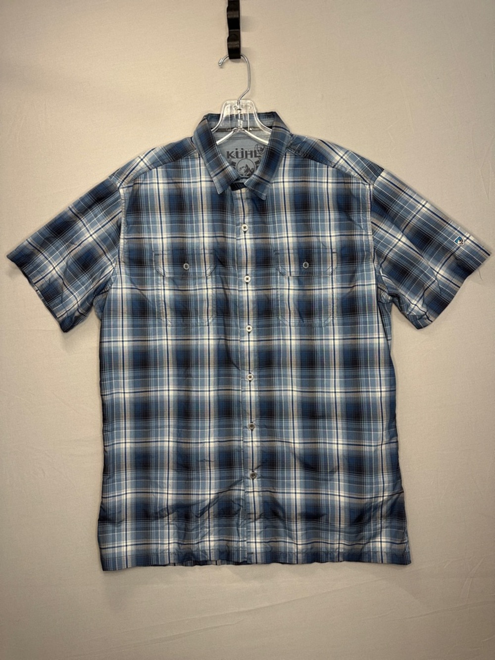 Kühl Men's Medium Plaid Short-Sleeve Button-Down Shirt